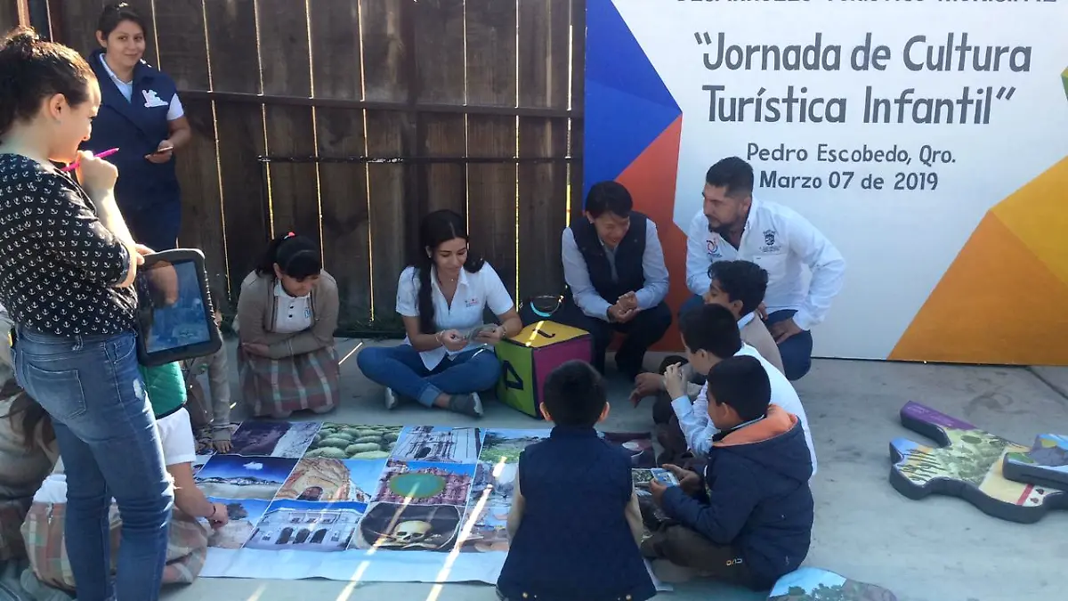 Arrancan jornadas de Cultura Turística Infantil en Pedro Escobedo. Foto Especial